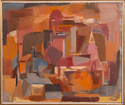 Townscape, 1968, by James A. Richter